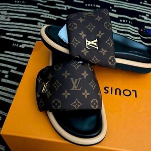 Brand new brown and tan Louis Vuitton size 10